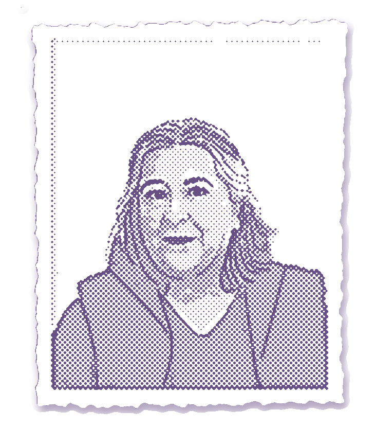 Gülistan Abdo'nun stilize bir portresi